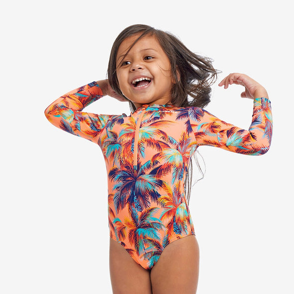 Sand Storm | Toddler Girls Sun Cover One Piece