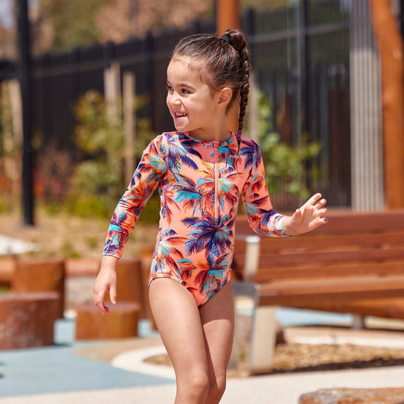 Sand Storm | Toddler Girls Sun Cover One Piece