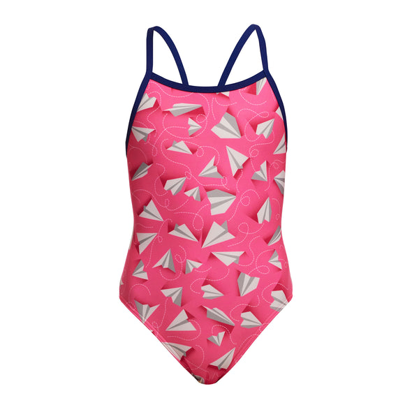 Paper Pink | Girls Single Strap One Piece