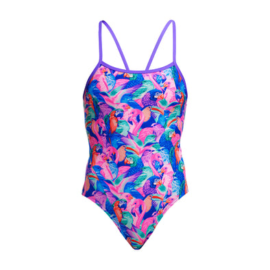 Birds Gone Wild | Ladies Single Strap One Piece