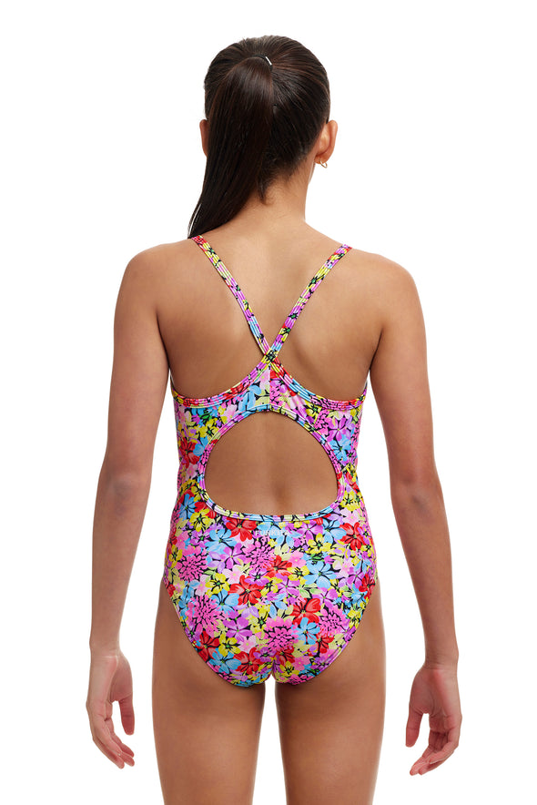 Summer Nights | Girls Diamond Back One Piece