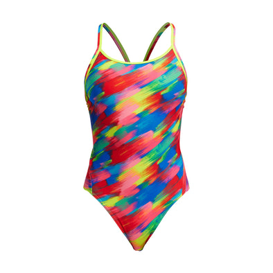 Stroked | Ladies Diamond Back One Piece