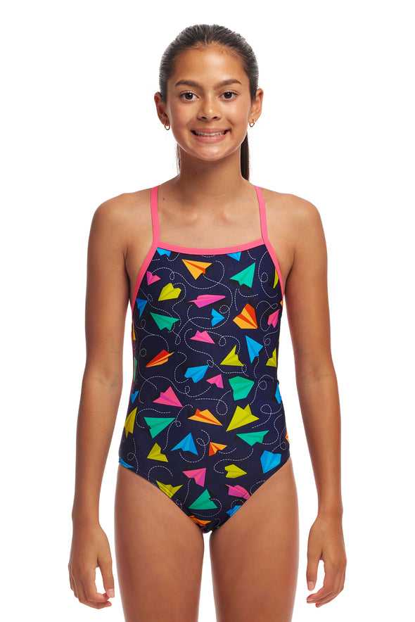 Fly Bye | Girls Strapped In One Piece