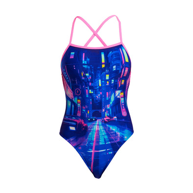 Cyber City | Ladies Strapped In One Piece