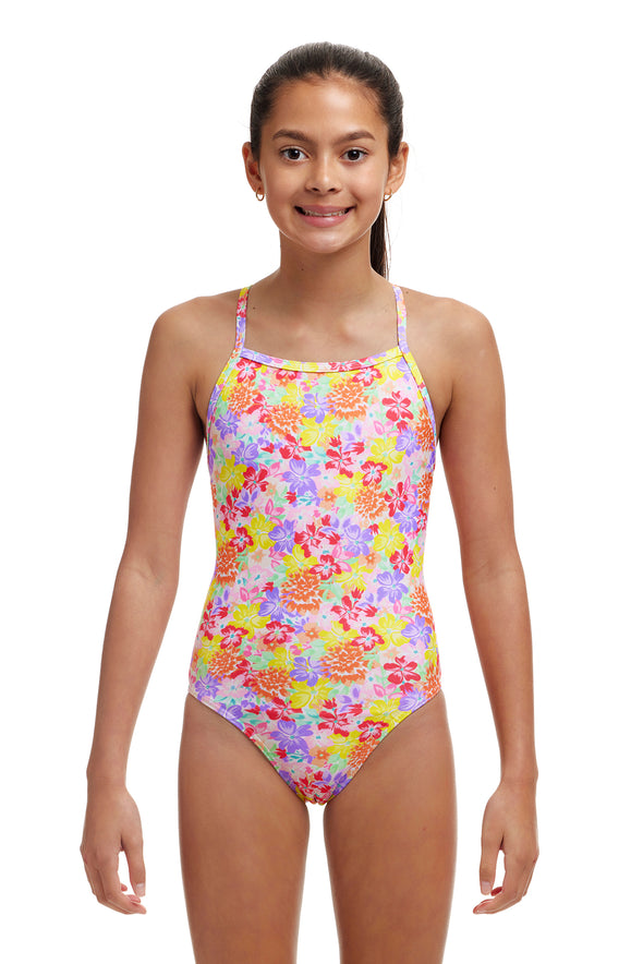 Summer Garden | Girls Tie Me Tight One Piece