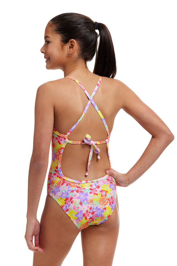 Summer Garden | Girls Tie Me Tight One Piece