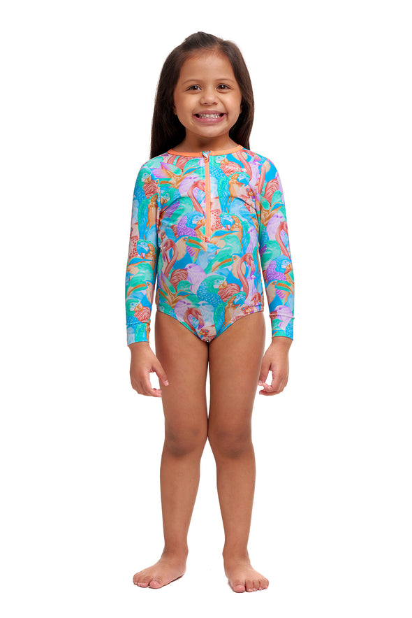 Birdsville | Toddler Girls Sun Cover One Piece