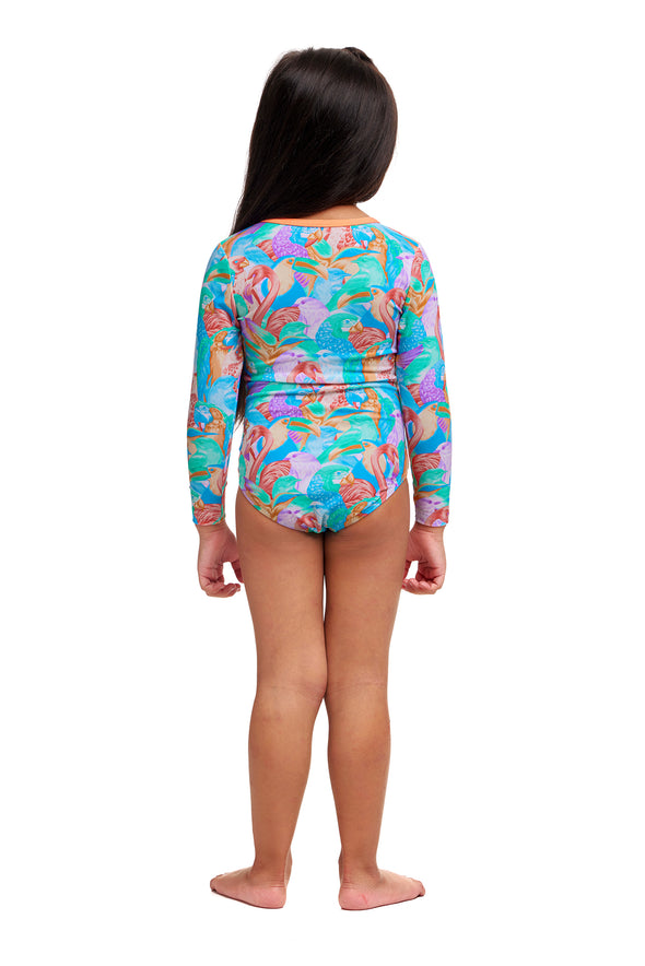 Birdsville | Toddler Girls Sun Cover One Piece