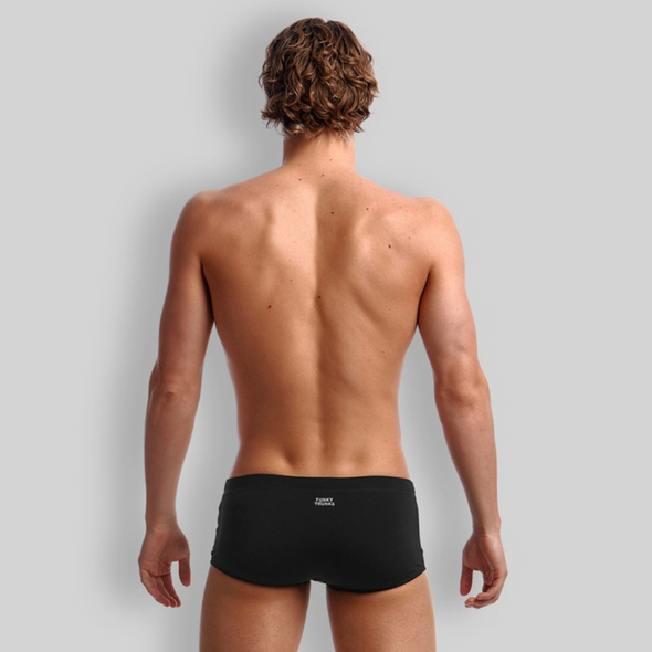 Still Black | Mens Classic Plain Front Trunks