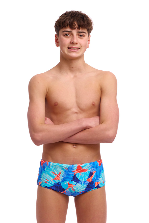 Lotsa Leaves | Boys Sidewinder Trunks