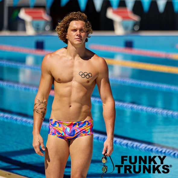 Summer Swirl | Mens Sidewinder Trunks