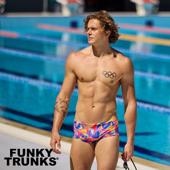 Summer Swirl | Mens Sidewinder Trunks