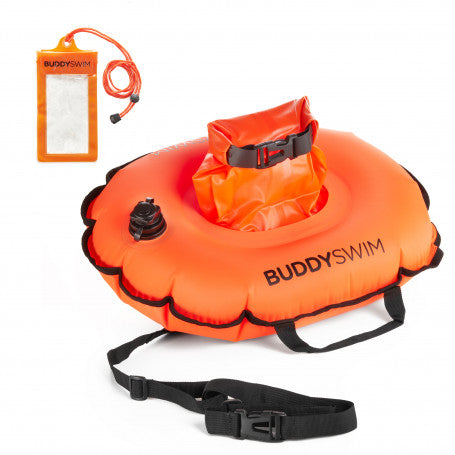 Hydrastation Buoy | BuddySwim Open Water Inflatable Buoy with Hydrastation